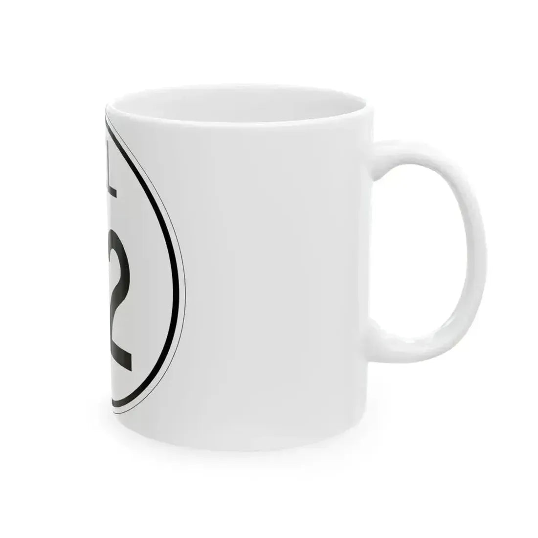Delaware 42 1964 (Delaware) (Road Sign) White Coffee Mug - Go Mug Yourself