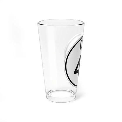 Delaware 44 1964 (Delaware) (Road Sign) Pint Glass 16oz - Go Mug Yourself