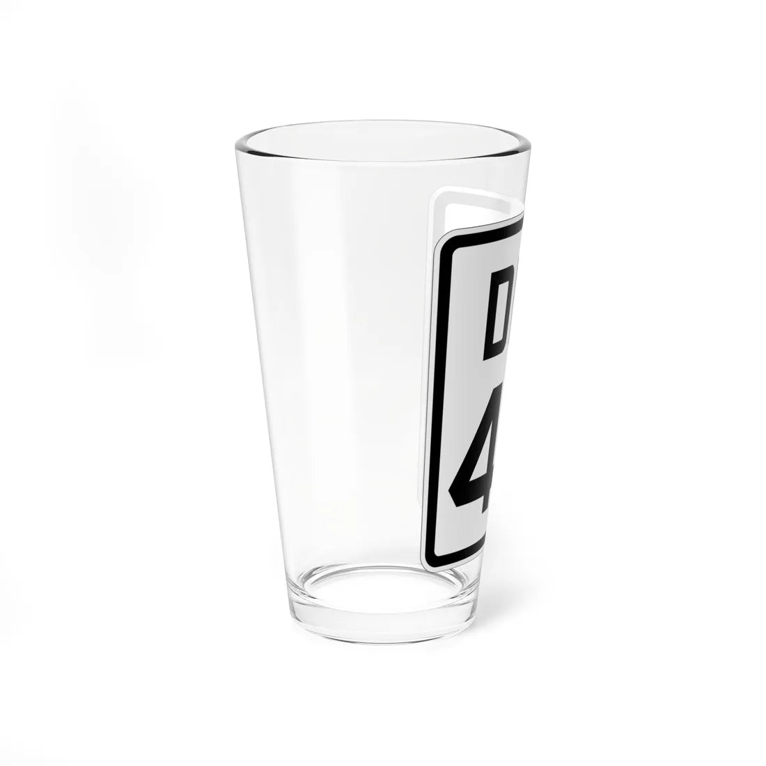 Delaware 48 1926 (Delaware) (Road Sign) Pint Glss 16oz - Go Mug Yourself