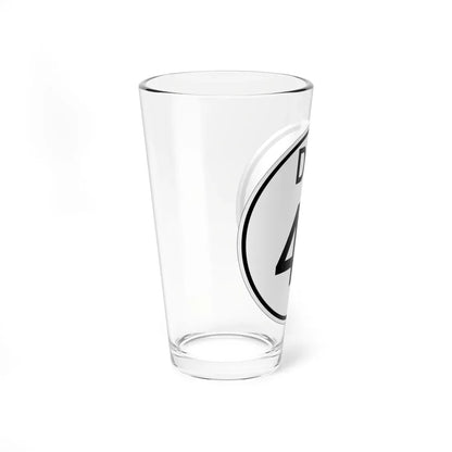 Delaware 48 1964 (Delaware) (Road Sign) Pint Glass 16oz - Go Mug Yourself