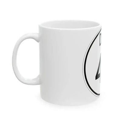 Delaware 48 1964 (Delaware) (Road Sign) White Coffee Mug - Go Mug Yourself