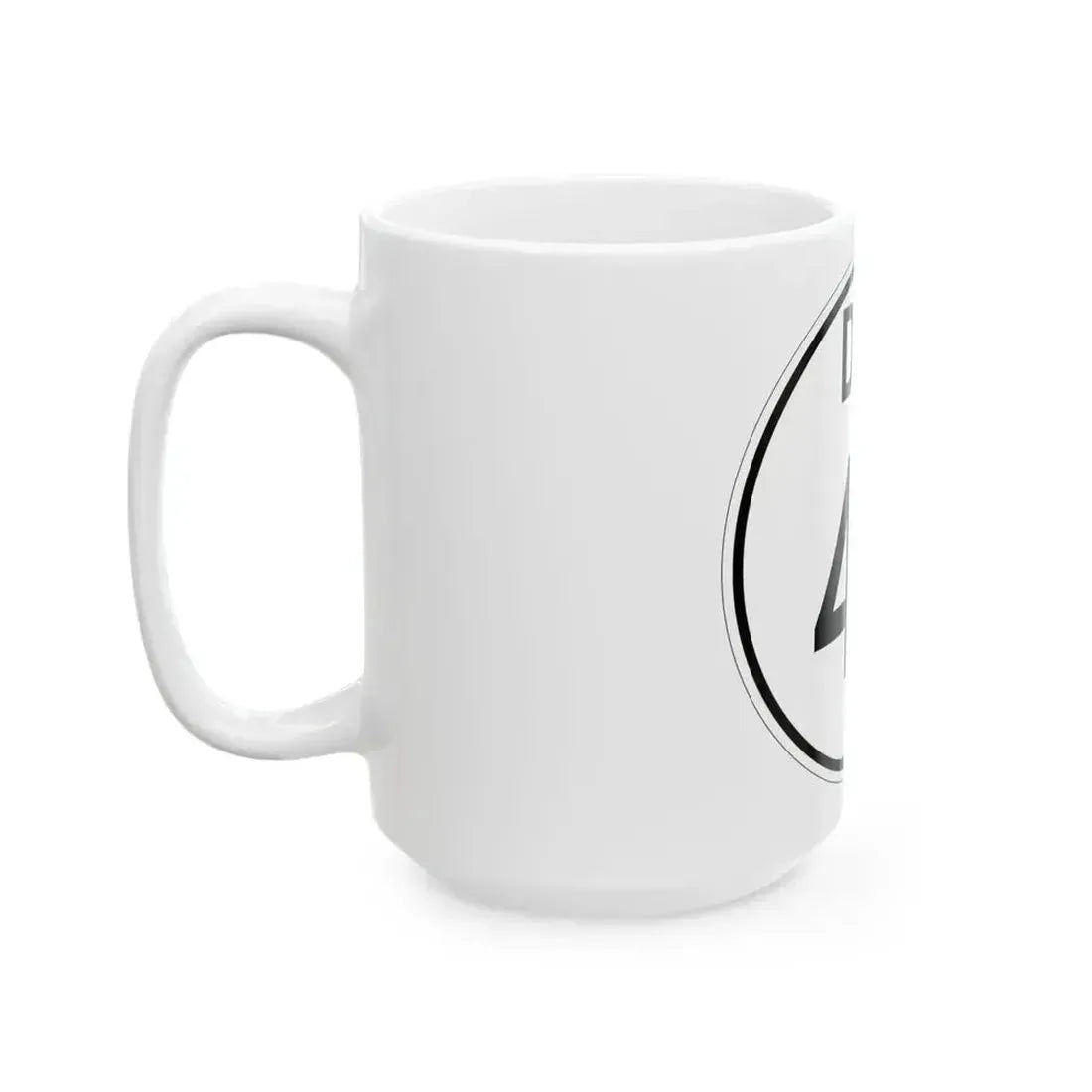 Delaware 48 1964 (Delaware) (Road Sign) White Coffee Mug - Go Mug Yourself