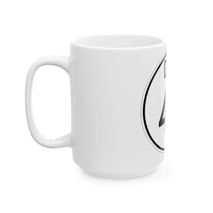 Delaware 48 1964 (Delaware) (Road Sign) White Coffee Mug - Go Mug Yourself