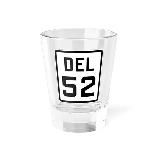 Delaware 52 1926 (Delaware) (Road Sign) Shot Glass 1.5oz 1.5oz - Go Mug Yourself