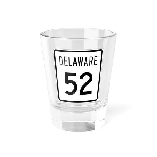 Delaware 52 1955 (Delaware) (Road Sign) Shot Glass 1.5oz 1.5oz - Go Mug Yourself