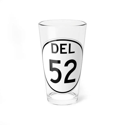 Delaware 52 1964 (Delaware) (Road Sign) Pint Glass 16oz 16oz - Go Mug Yourself