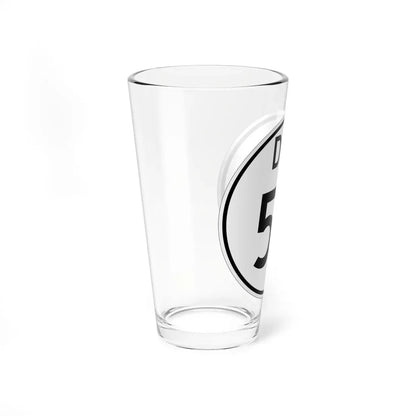Delaware 54 1964 (Delaware) (Road Sign) Pint Glass 16oz - Go Mug Yourself