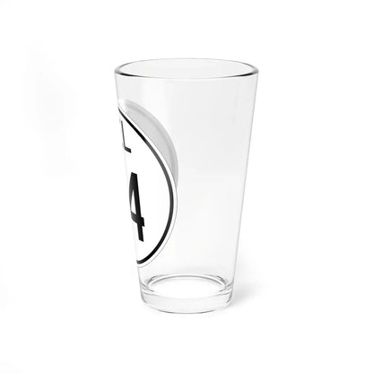 Delaware 54 1964 (Delaware) (Road Sign) Pint Glass 16oz - Go Mug Yourself