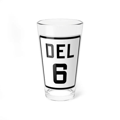 Delaware 6 1926 (Delaware) (Road Sign) Pint Glass 16oz 16oz - Go Mug Yourself
