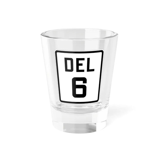 Delaware 6 1926 (Delaware) (Road Sign) Shot Glass 1.5oz 1.5oz - Go Mug Yourself