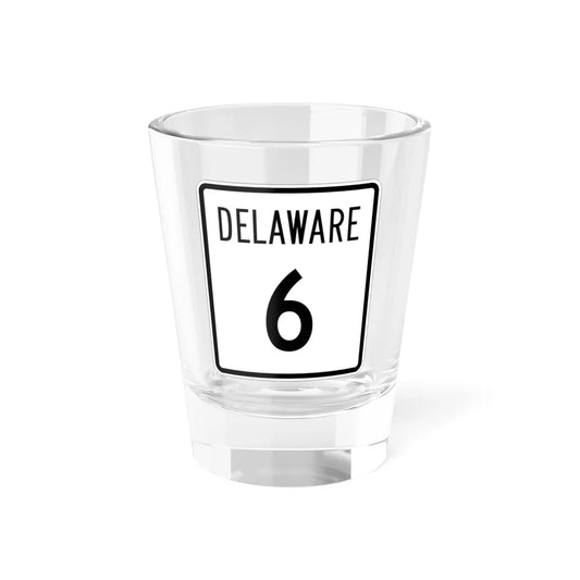 Delaware 6 1955 (Delaware) (Road Sign) Shot Glass 1.5oz 1.5oz - Go Mug Yourself