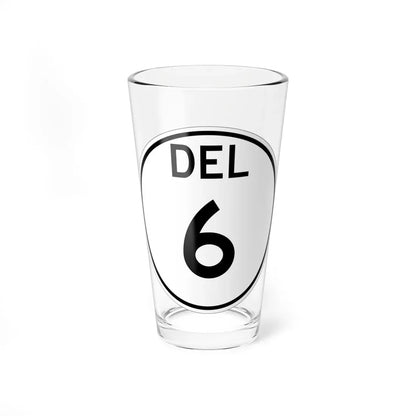 Delaware 6 1964 (Delaware) (Road Sign) Pint Glass 16oz 16oz - Go Mug Yourself