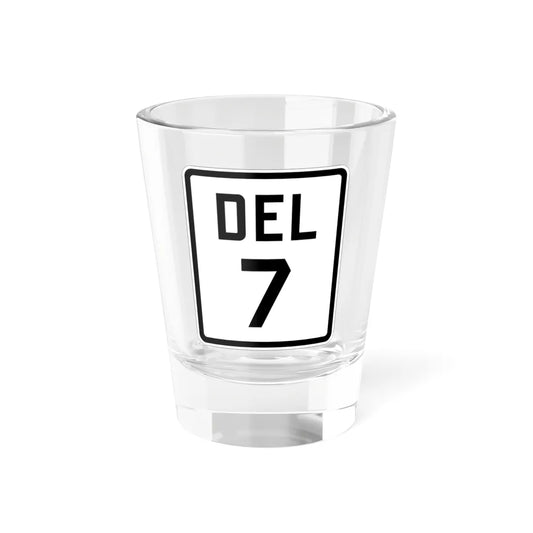 Delaware 7 1926 (Delaware) (Road Sign) Shot Glass 1.5oz 1.5oz - Go Mug Yourself