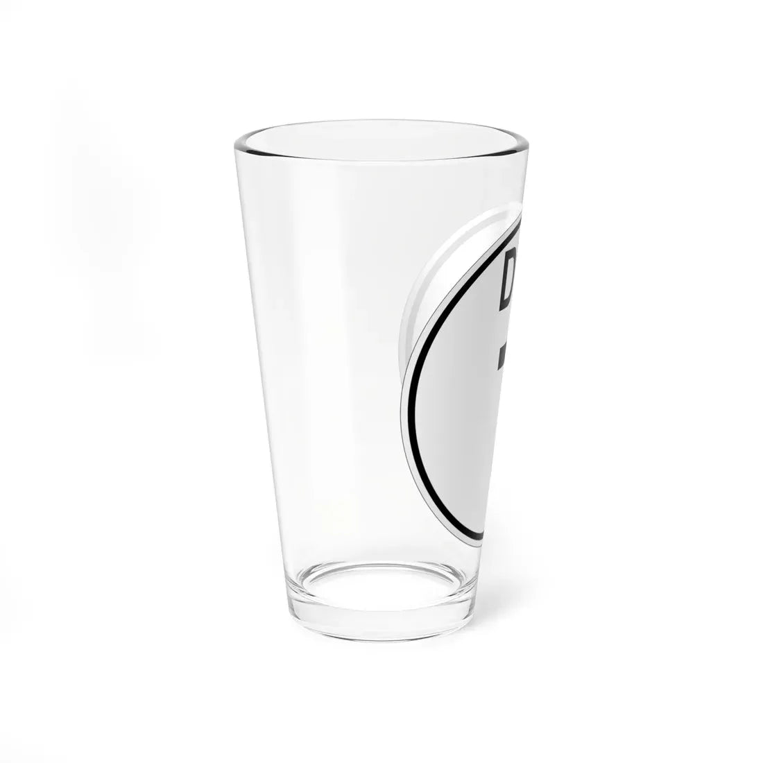 Delaware 7 1964 (Delaware) (Road Sign) Pint Glass 16oz - Go Mug Yourself