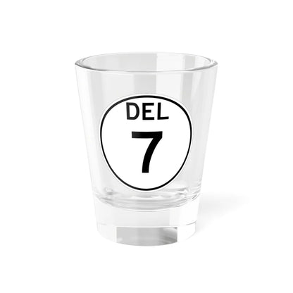 Delaware 7 1964 (Delaware) (Road Sign) Shot Glass 1.5oz 1.5oz - Go Mug Yourself