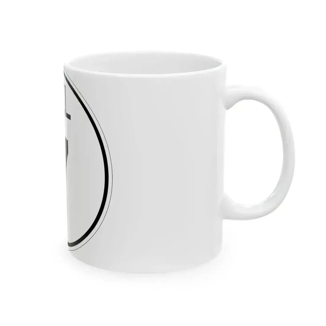 Delaware 7 1964 (Delaware) (Road Sign) White Coffee Mug - Go Mug Yourself