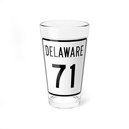 Delaware 71 1955 (Delaware) (Road Sign) Pint Glass 16oz 16oz - Go Mug Yourself