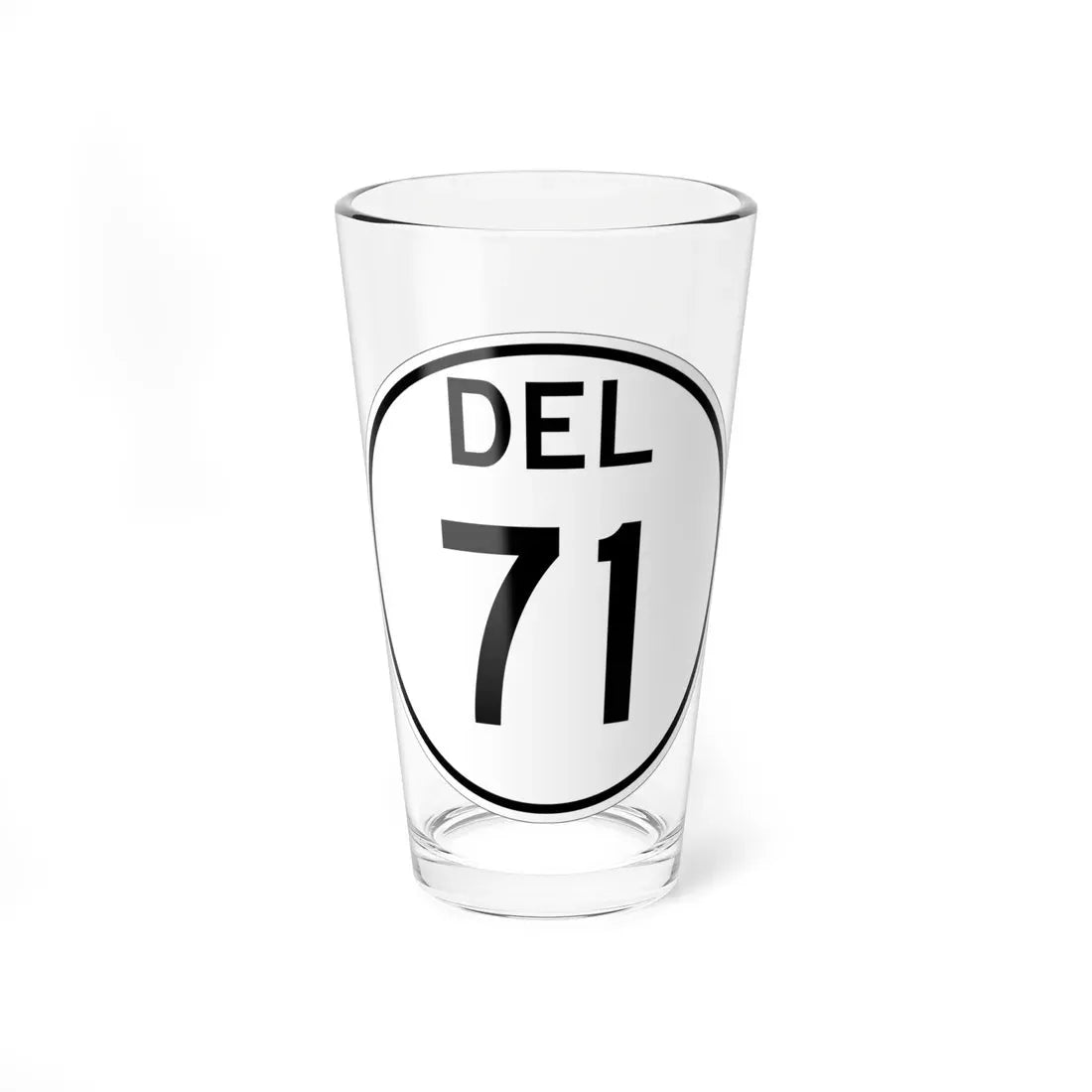 Delaware 71 1964 (Delaware) (Road Sign) Pint Glass 16oz 16oz - Go Mug Yourself