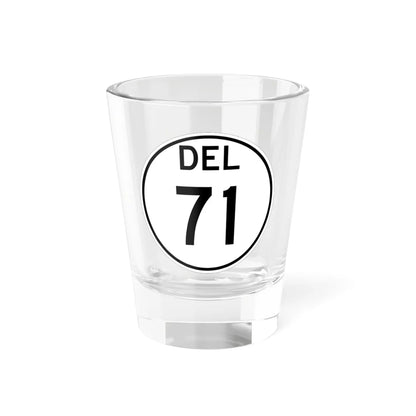 Delaware 71 1964 (Delaware) (Road Sign) Shot Glass 1.5oz 1.5oz - Go Mug Yourself
