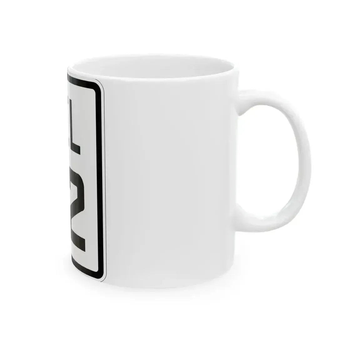 Delaware 72 1926 (Delaware) (Road Sign) White Coffee Mug - Go Mug Yourself