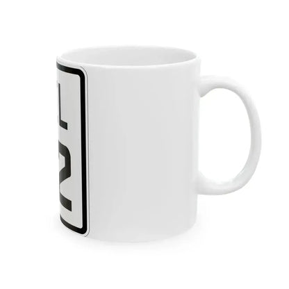 Delaware 72 1926 (Delaware) (Road Sign) White Coffee Mug - Go Mug Yourself