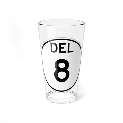 Delaware 8 1964 (Delaware) (Road Sign) Pint Glass 16oz 16oz - Go Mug Yourself