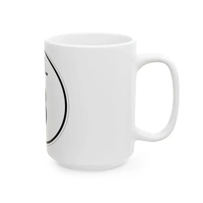 Delaware 8 1964 (Delaware) (Road Sign) White Coffee Mug - Go Mug Yourself
