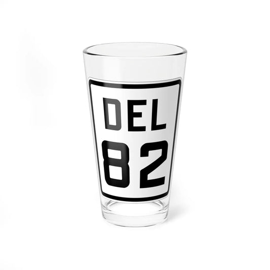 Delaware 82 1926 (Delaware) (Road Sign) Pint Glss 16oz 16oz - Go Mug Yourself
