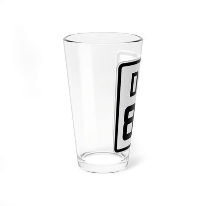 Delaware 82 1926 (Delaware) (Road Sign) Pint Glss 16oz - Go Mug Yourself