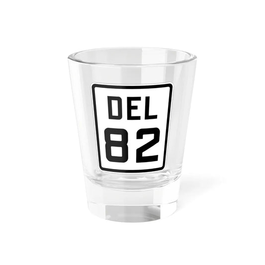 Delaware 82 1926 (Delaware) (Road Sign) Shot Glass 1.5oz 1.5oz - Go Mug Yourself