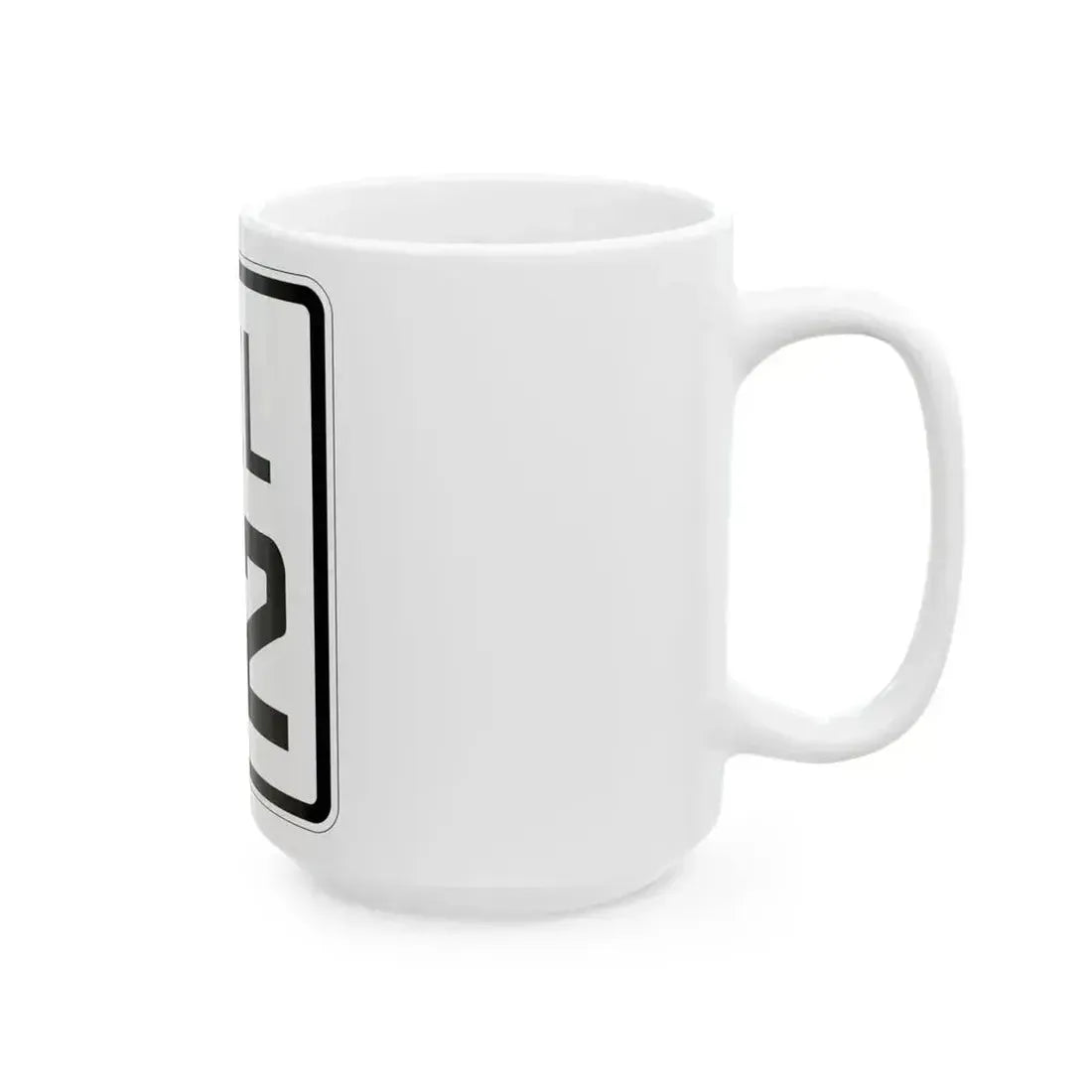 Delaware 82 1926 (Delaware) (Road Sign) White Coffee Mug - Go Mug Yourself