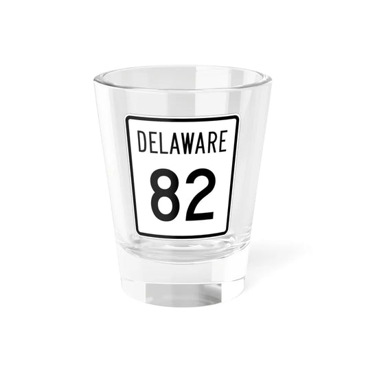 Delaware 82 1955 (Delaware) (Road Sign) Shot Glass 1.5oz 1.5oz - Go Mug Yourself
