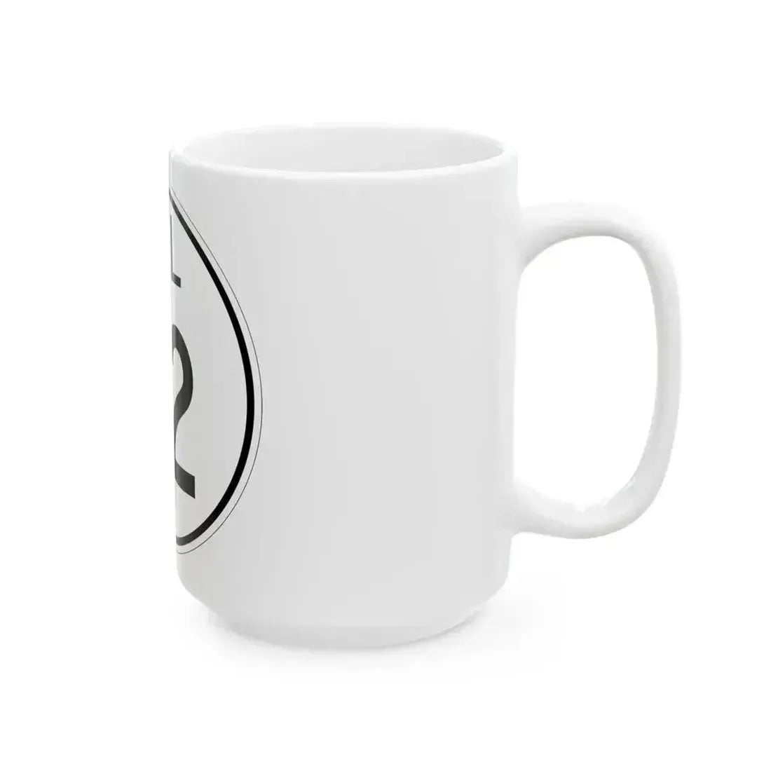 Delaware 82 1964 (Delaware) (Road Sign) White Coffee Mug - Go Mug Yourself