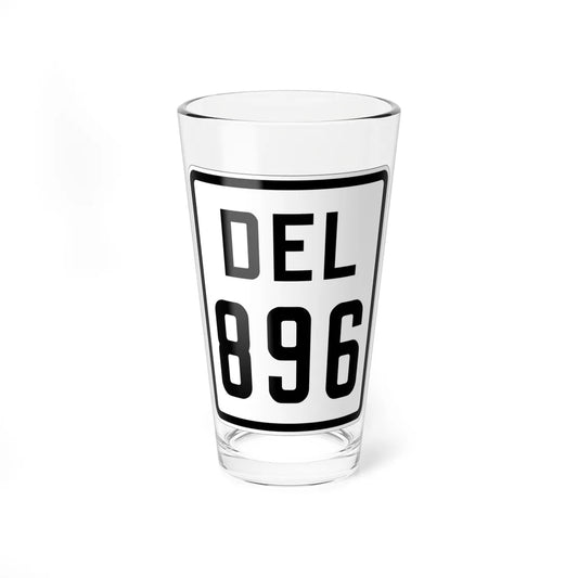 Delaware 896 1926 (Delaware) (Road Sign) Pint Glss 16oz 16oz - Go Mug Yourself