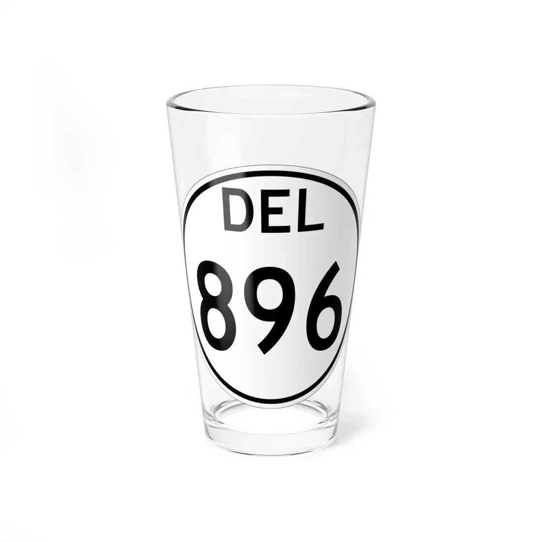 Delaware 896 1964 (Delaware) (Road Sign) Pint Glass 16oz 16oz - Go Mug Yourself