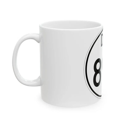 Delaware 896 1964 (Delaware) (Road Sign) White Coffee Mug - Go Mug Yourself