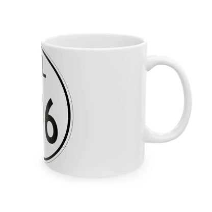 Delaware 896 1964 (Delaware) (Road Sign) White Coffee Mug - Go Mug Yourself