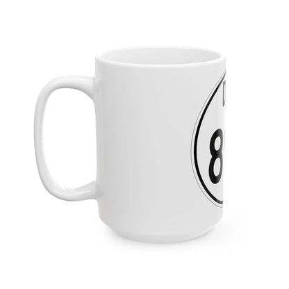 Delaware 896 1964 (Delaware) (Road Sign) White Coffee Mug - Go Mug Yourself