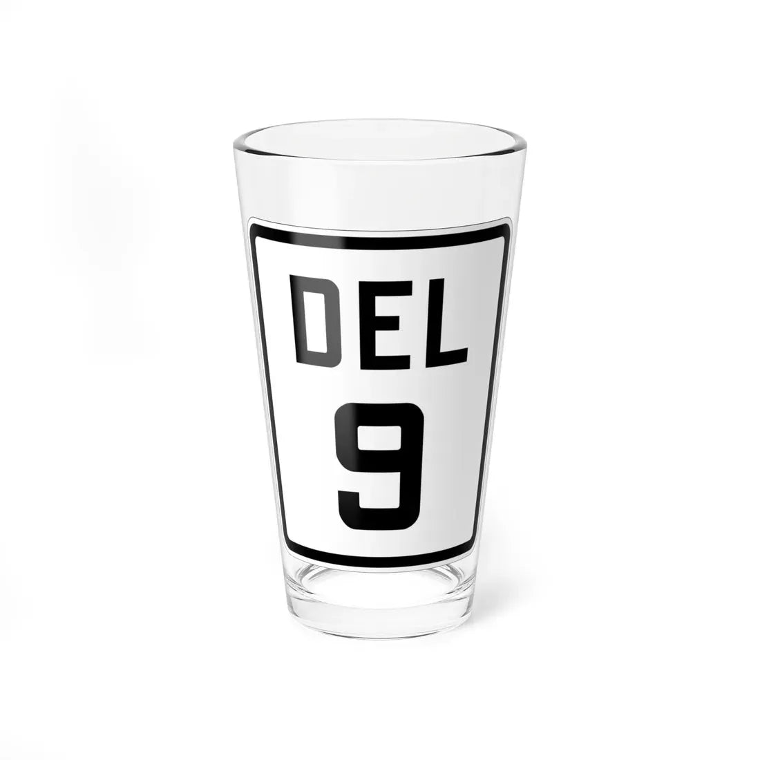 Delaware 9 1926 (Delaware) (Road Sign) Pint Glass 16oz 16oz - Go Mug Yourself
