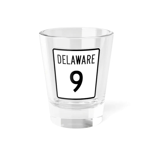 Delaware 9 1955 (Delaware) (Road Sign) Shot Glass 1.5oz 1.5oz - Go Mug Yourself