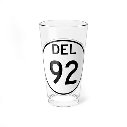 Delaware 92 1964 (Delaware) (Road Sign) Pint Glass 16oz 16oz - Go Mug Yourself