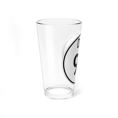 Delaware 92 1964 (Delaware) (Road Sign) Pint Glass 16oz - Go Mug Yourself