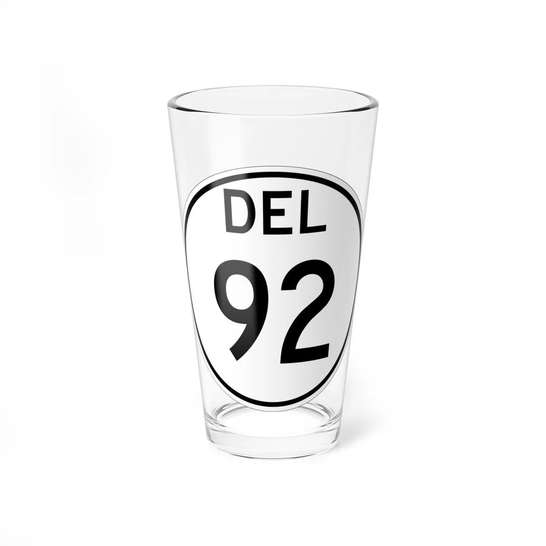 Delaware 92 1964 (Delaware) (Road Sign) Pint Glss 16oz 16oz - Go Mug Yourself