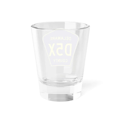 Delaware County Route D5X IA (Delaware) (Road Sign) Shot Glass 1.5oz - Go Mug Yourself
