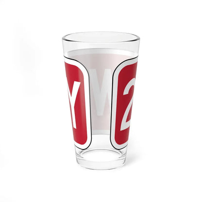 Delaware R1-3-2-DE (Delaware) (Road Sign) Pint Glass 16oz - Go Mug Yourself