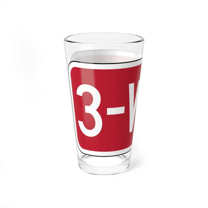 Delaware R1-3-3-DE (Delaware) (Road Sign) Pint Glass 16oz - Go Mug Yourself