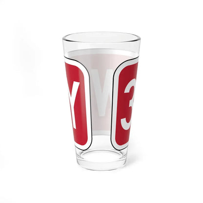 Delaware R1-3-3-DE (Delaware) (Road Sign) Pint Glass 16oz - Go Mug Yourself