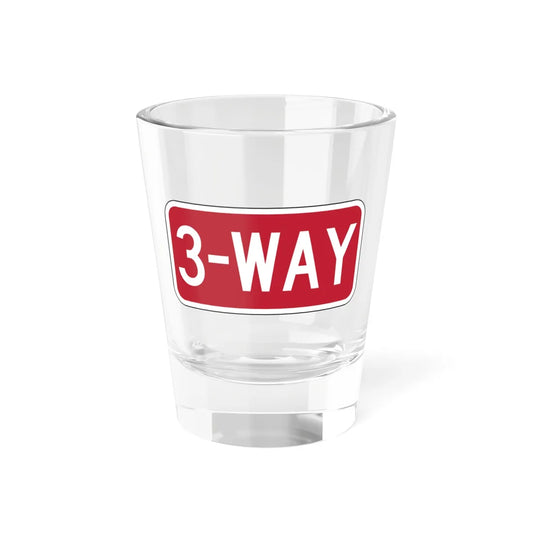 Delaware R1-3-3-DE (Delaware) (Road Sign) Shot Glass 1.5oz 1.5oz - Go Mug Yourself
