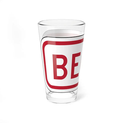 Delaware R7-202a-DE (Delaware) (Road Sign) Pint Glass 16oz - Go Mug Yourself