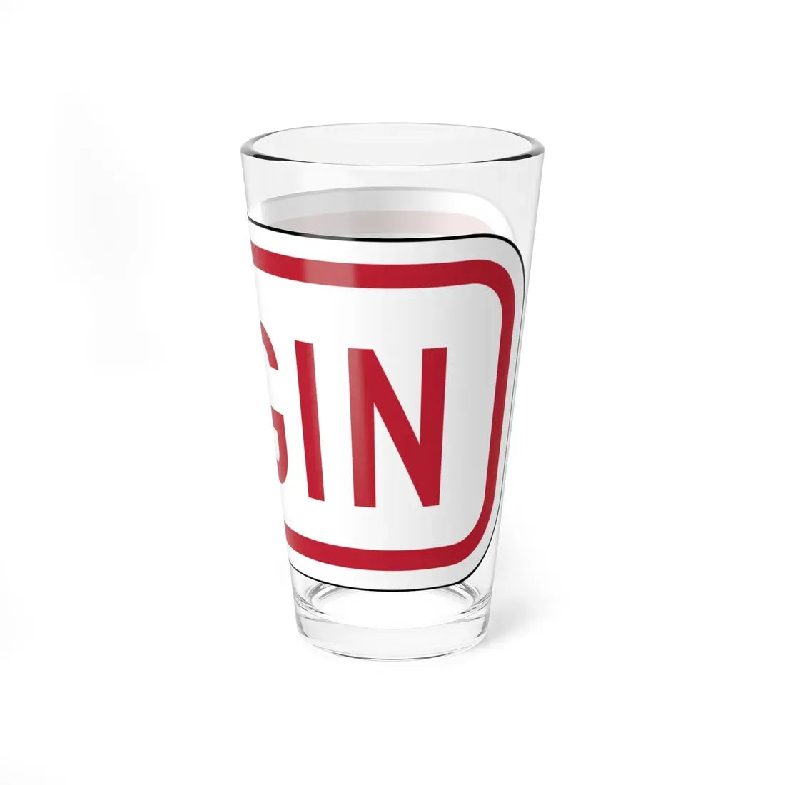 Delaware R7-202a-DE (Delaware) (Road Sign) Pint Glass 16oz - Go Mug Yourself